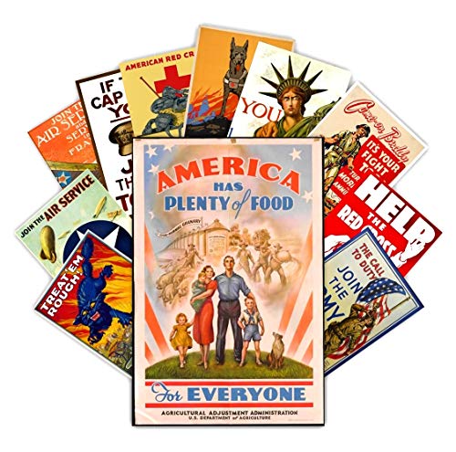 Posters Pack - WW1 Vintage Posters Decal