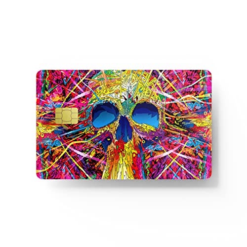 Card Skin Sticker - Trippy Skull