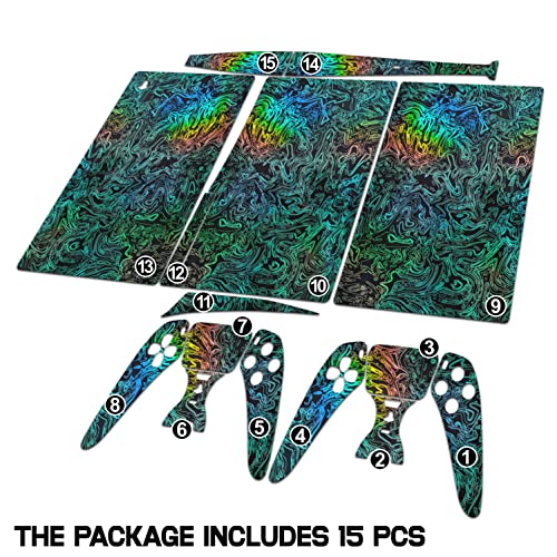 PS5 Skin - Hologram Hippie Art