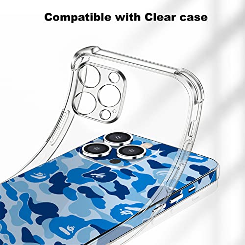 Skin Decal for iPhone 14 Pro Max Skin - Blue Camo