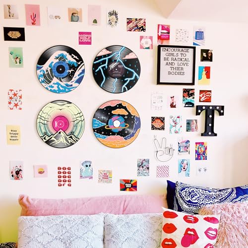 4 Record Decor with Supernatural Wall Art