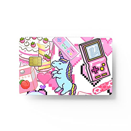 Card Skin Sticker - Pixel Unicorn