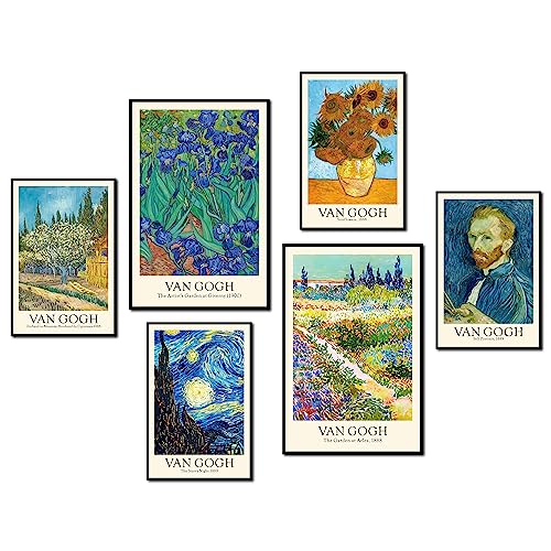 Posters Pack - Van Gogh Famous Painting Artwork