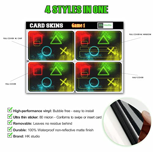Card Skin Sticker - Game Led Joystick