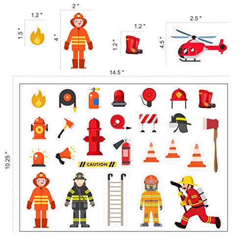 Learn & Play - Firefighter Stickers