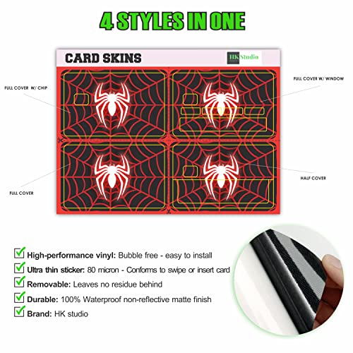 Card Skin Sticker - Spider