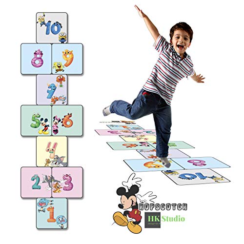 Learn & Play - Funny Number Hopscotch Sensory Path