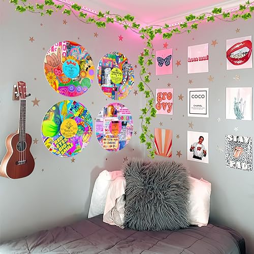 4 Record Decor with Pop Wall Art