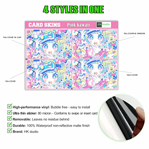 Card Skin Sticker - Kawaii Anime Girl