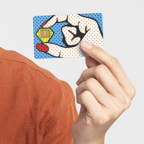 Card Skin Sticker - Pop Art Diamond