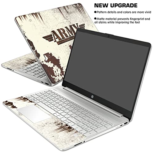 Laptop Skin - Rustic Army 15.6"