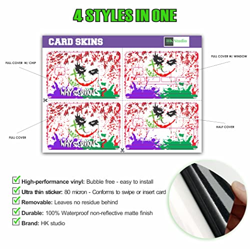Card Skin Sticker - Art Clown
