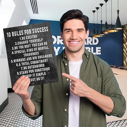 Sign Decor - 10 Rules of Success