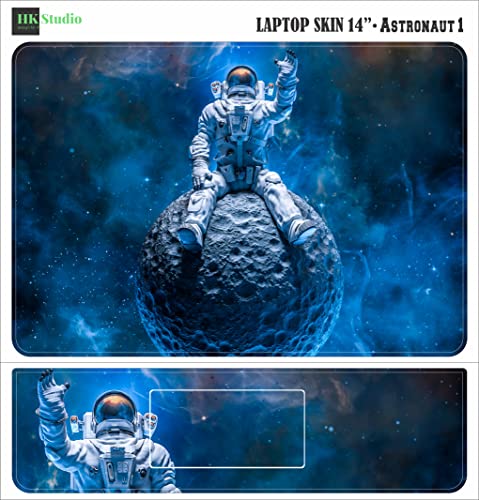Laptop Skin - Astronaut Blue 14"