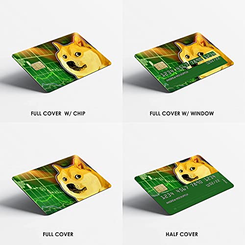 Card Skin Sticker - Dogecoin Meme