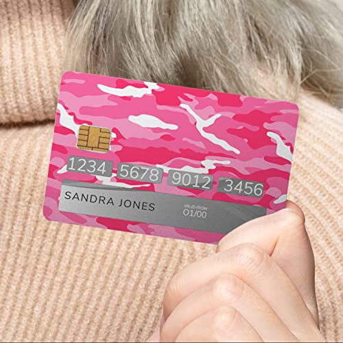 Card Skin Sticker - Pink Camo