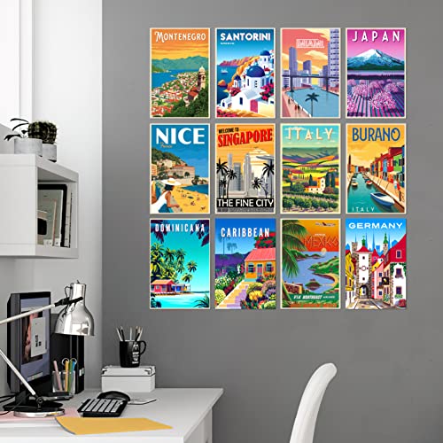 Posters Pack - Vintage Travel Posters Decal