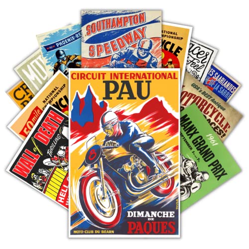 Posters Pack - Vintage Motorcycle (V2)