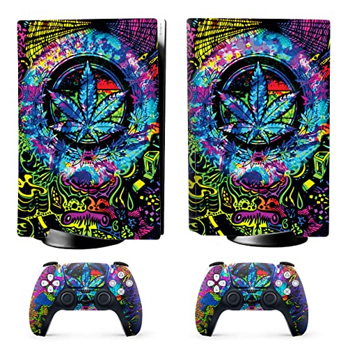 PS5 Skin - Hippie Art Weed