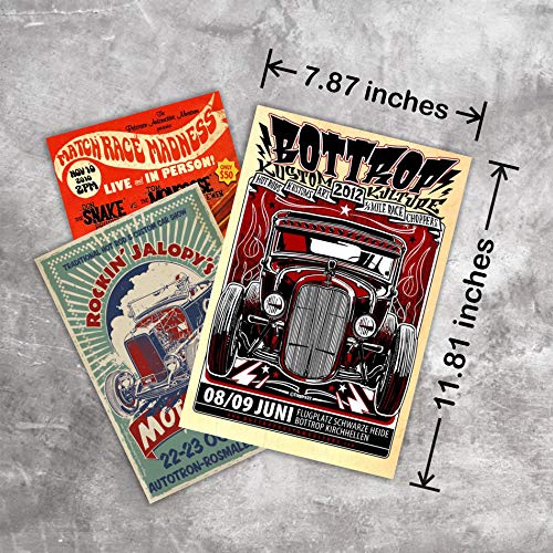 Posters Pack - Vintage Car (V1)