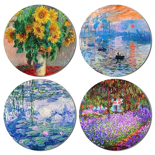 Posters Pack - Claude Monet Round Artwork