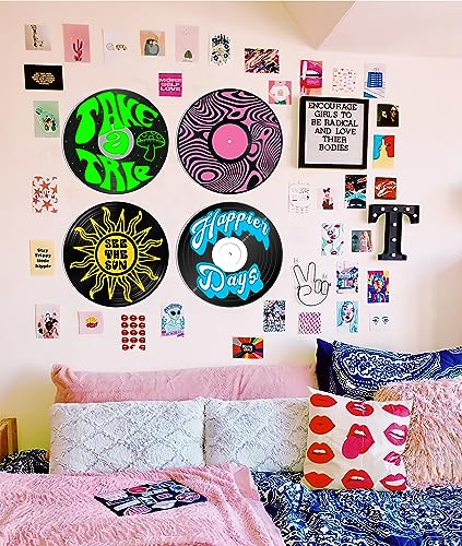 4 Record Decor with Trendy Wall Art
