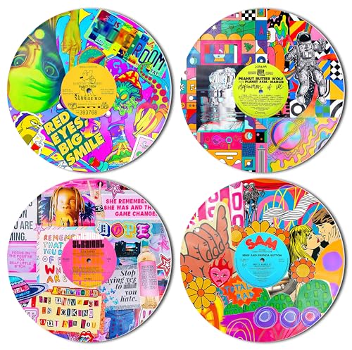 4 Record Decor with Pop Wall Art