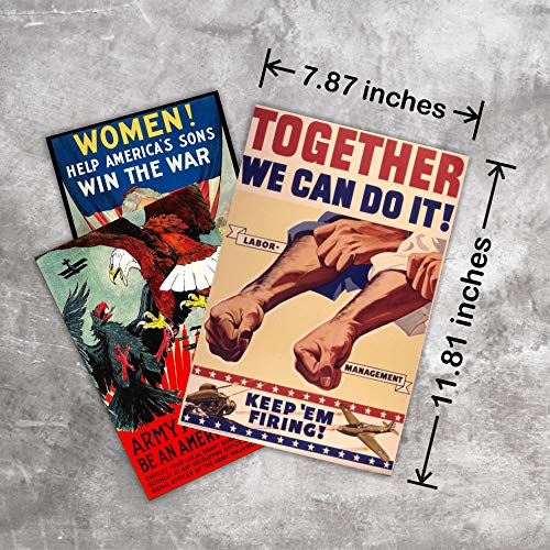 Posters Pack - WW1 Vintage Posters Decal