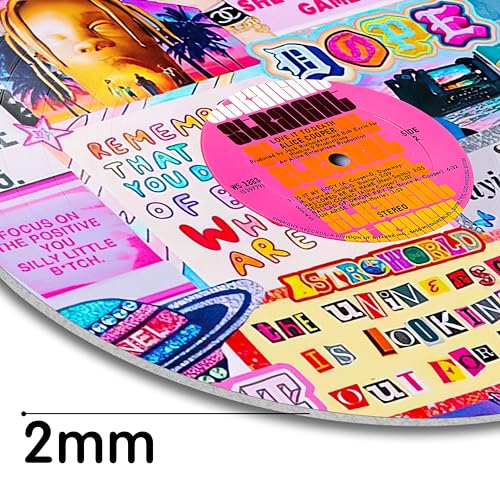 Record Decor with Pop Wall Art Thick