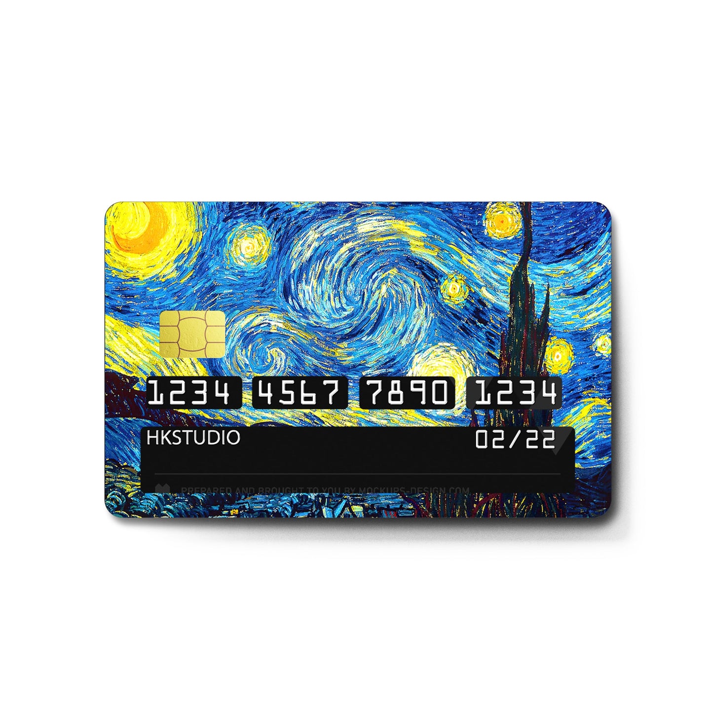 Card Skin Sticker - Starry Night